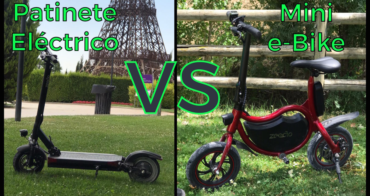 motor k patinete eléctrico vs bicicleta eléctrica