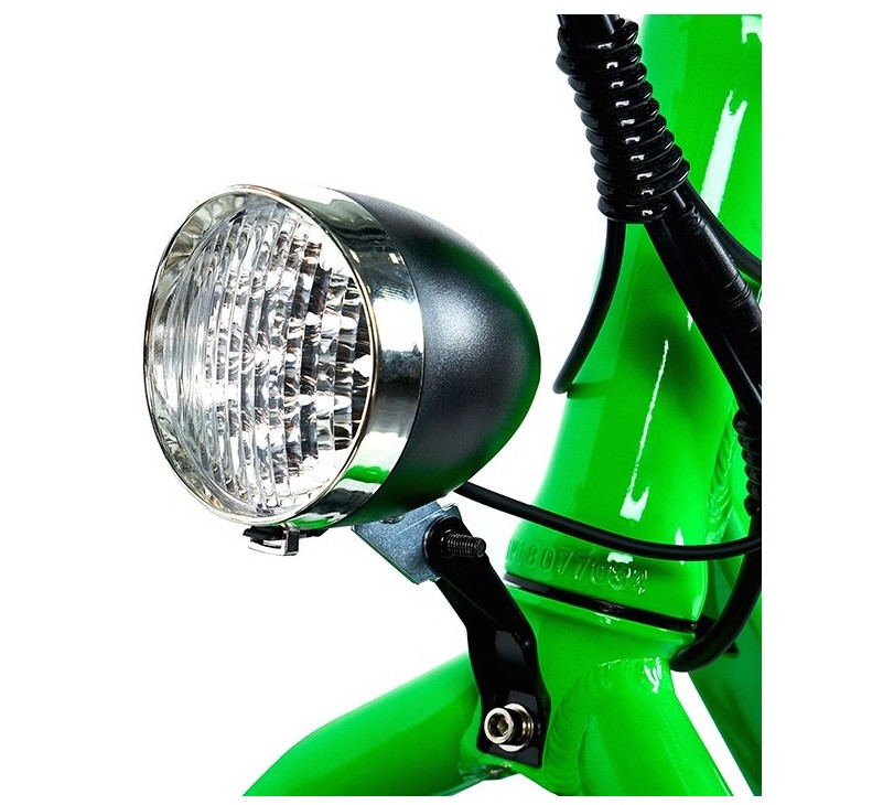 Motor k bicicleta eléctrica ruedas gruesas verde