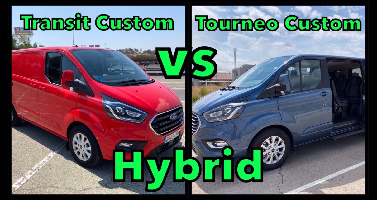 MOTORK Ford Transit Custom hybrid vs Tourneo Custom hybrid