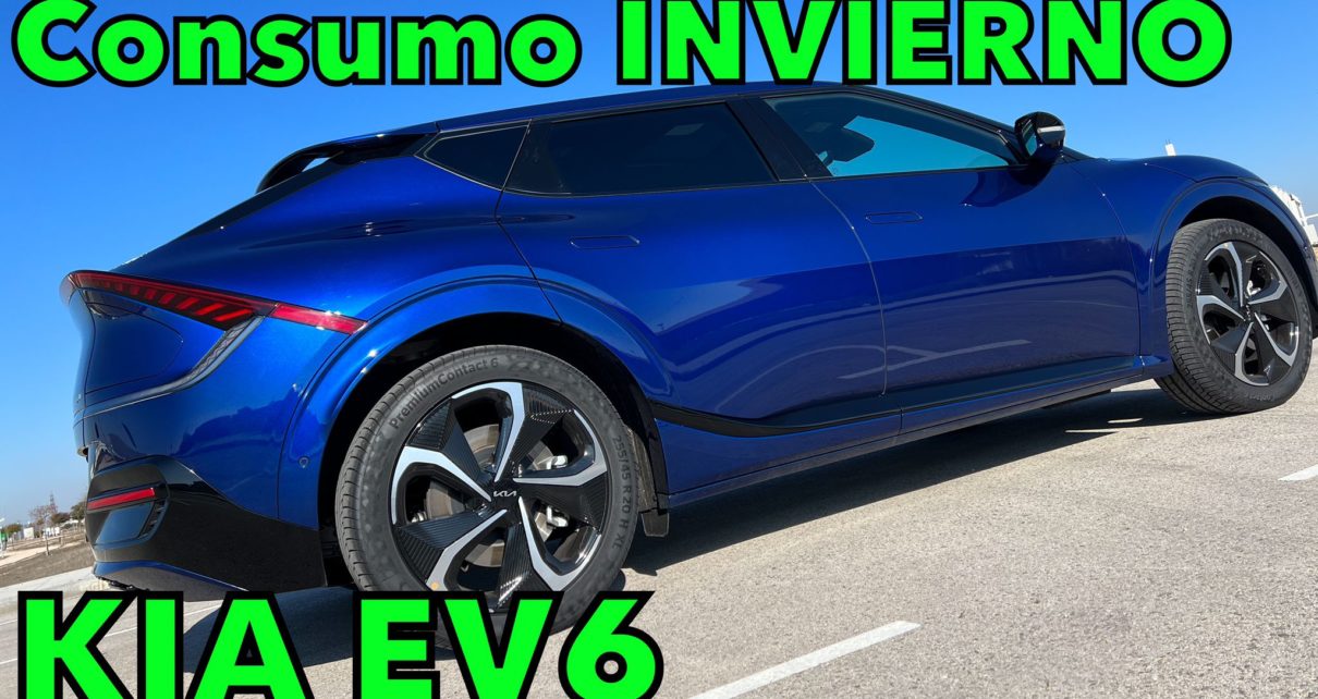 KIA EV6 prueba consumo coche eléctrico MOTORK